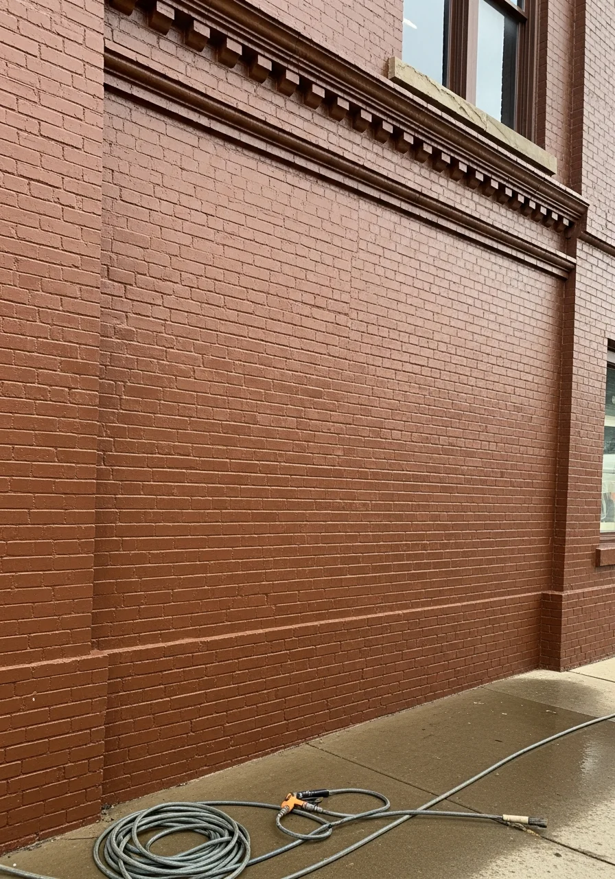 Close-up of detailed restoration work on a period-appropriate Maysville property.